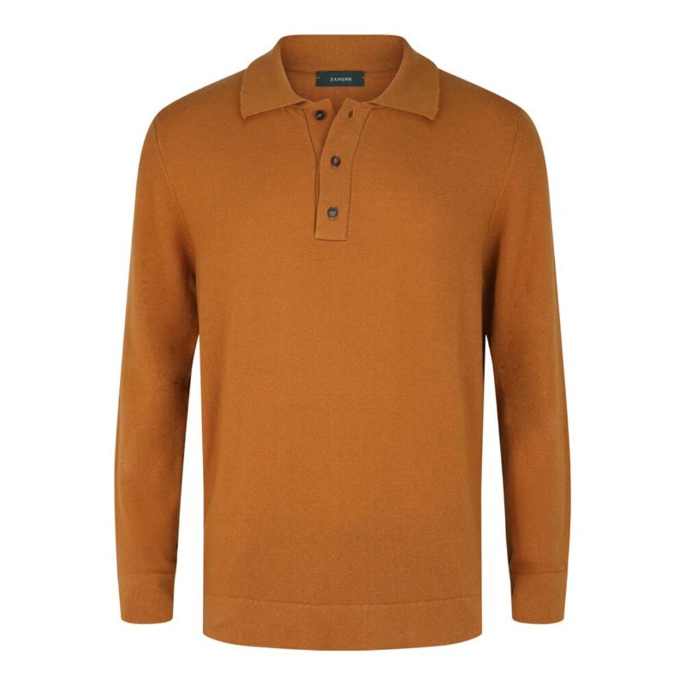 Slowear Zanone Cashmere-Wool Sweater Yellow Mens
